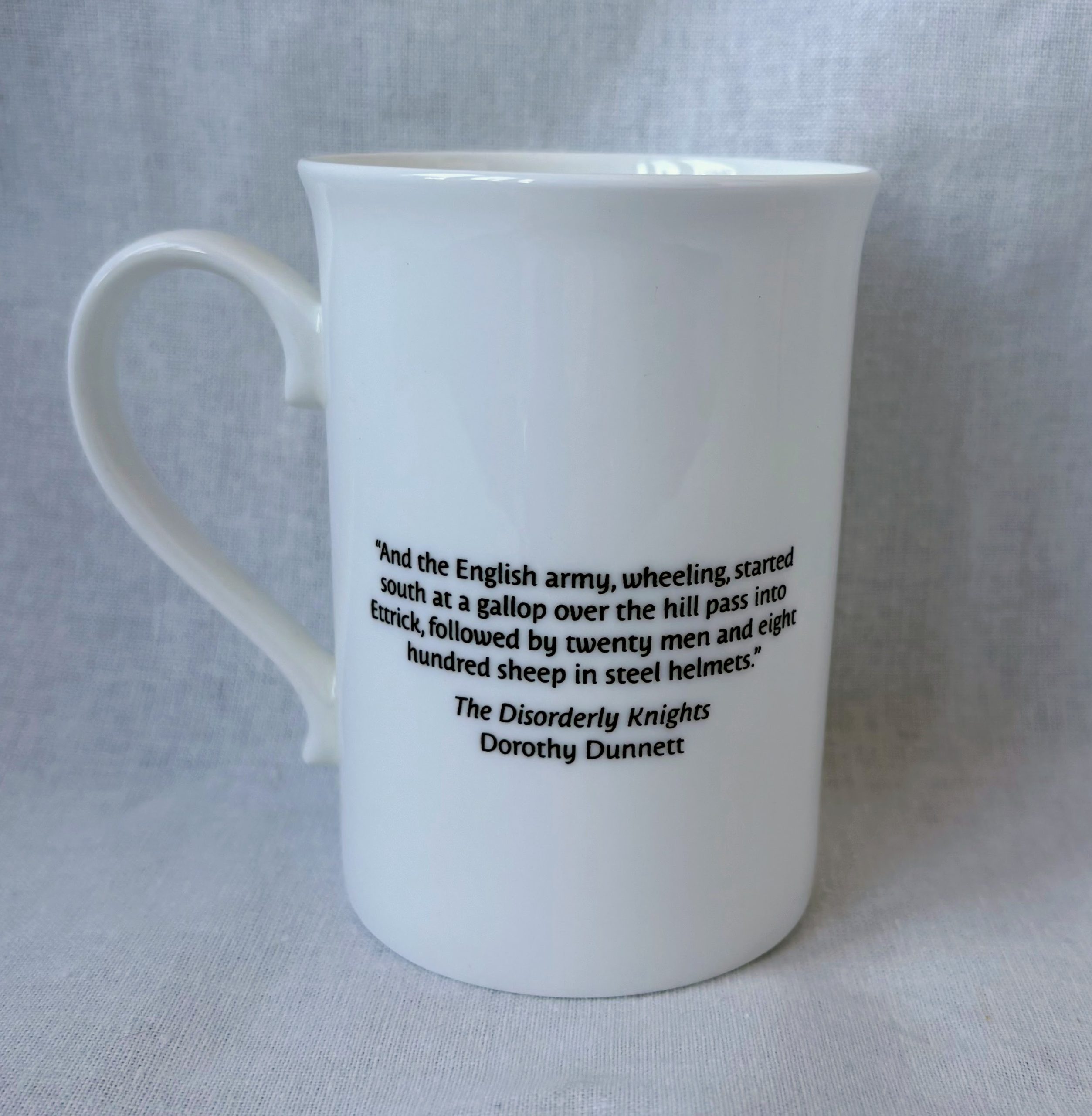 Sheep in Helmets china mug - Image 2